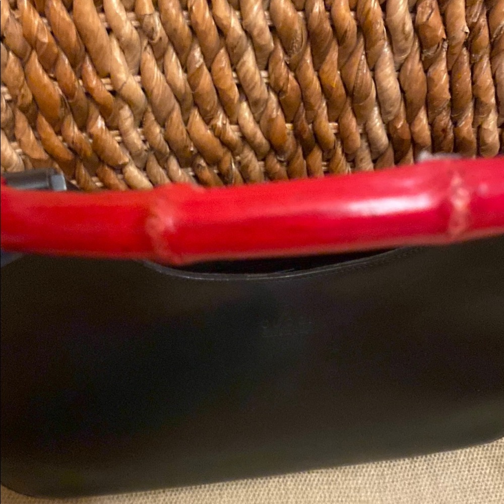 Rare - - Gucci Black and Red Shoulder Bag with Hobo Silhouette - Picture 2 of 13